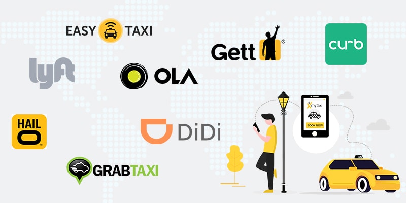 Popular Uber-like Apps in the Market | Nevina Infotech