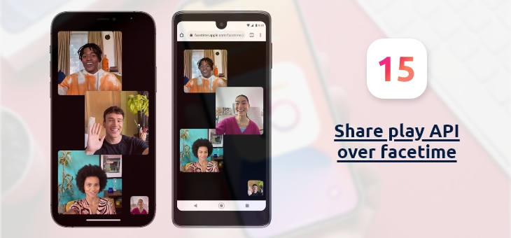 Share play API over facetime