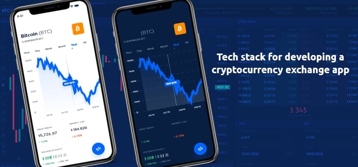 Tech stack of cryptocurrency exchange app