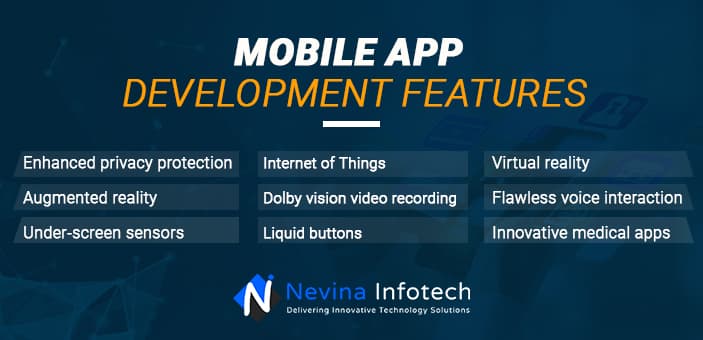 mobile App development features